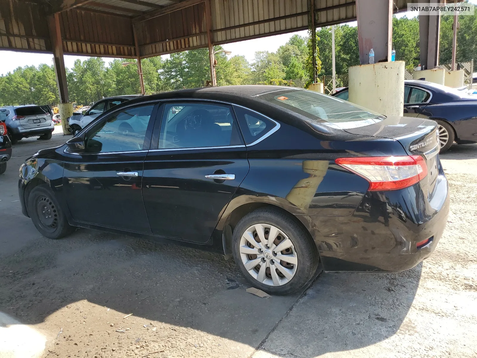 3N1AB7AP8EY242571 2014 Nissan Sentra S