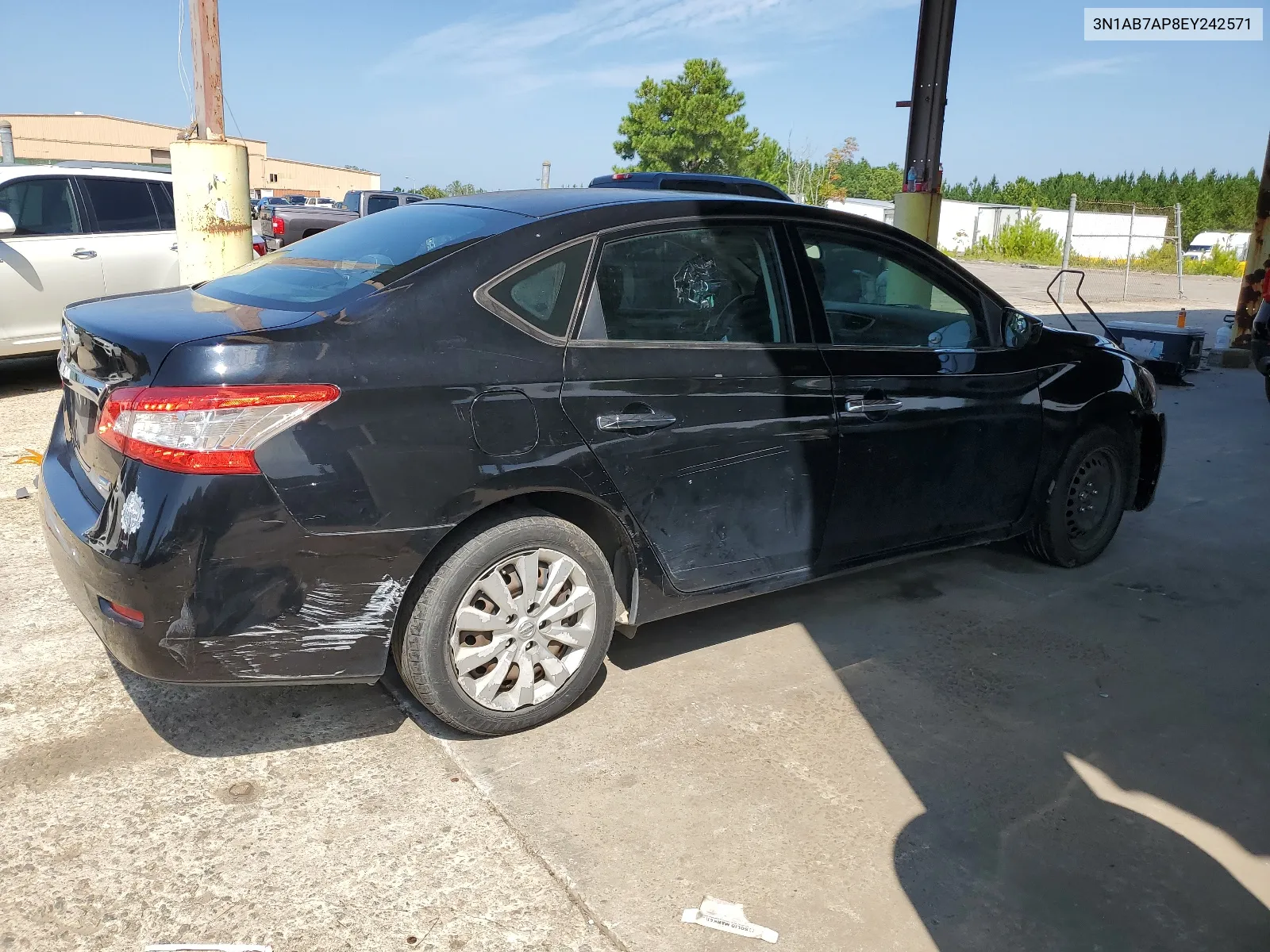 3N1AB7AP8EY242571 2014 Nissan Sentra S