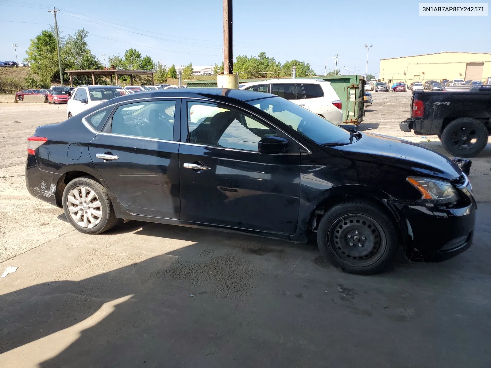 3N1AB7AP8EY242571 2014 Nissan Sentra S