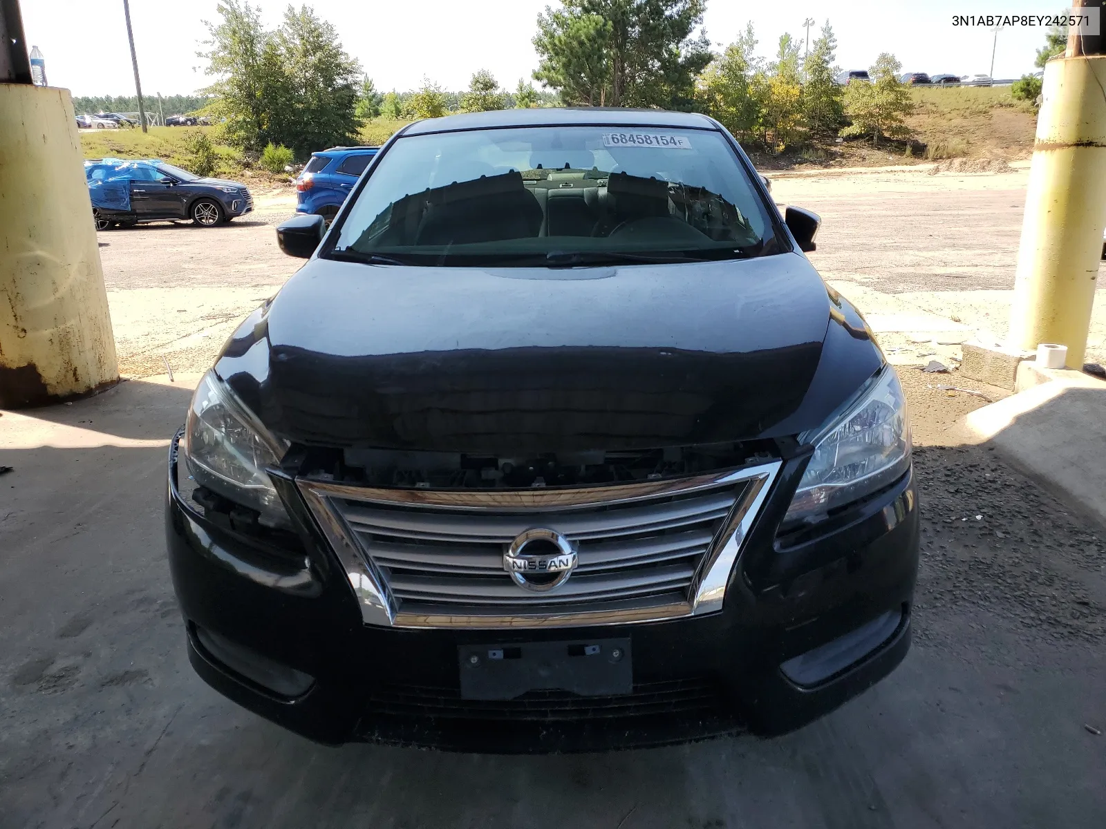 3N1AB7AP8EY242571 2014 Nissan Sentra S