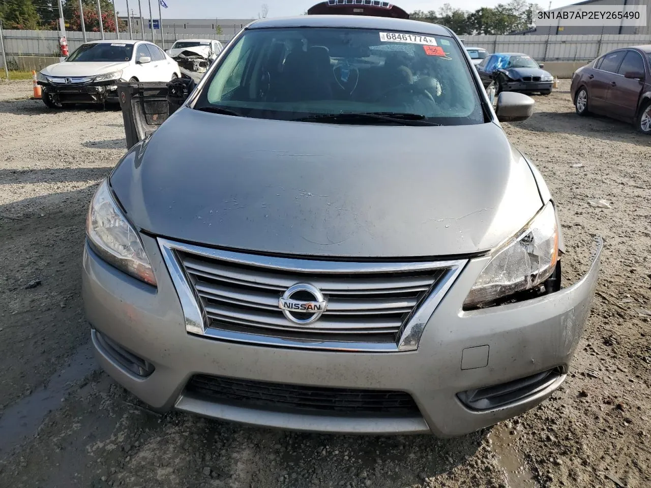 2014 Nissan Sentra S VIN: 3N1AB7AP2EY265490 Lot: 68461774