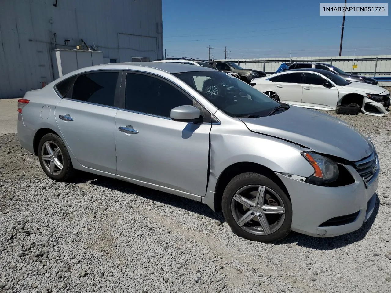 1N4AB7AP1EN851775 2014 Nissan Sentra S