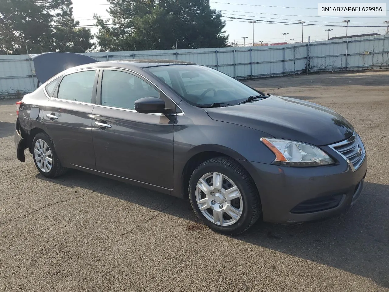 2014 Nissan Sentra S VIN: 3N1AB7AP6EL629956 Lot: 68981324