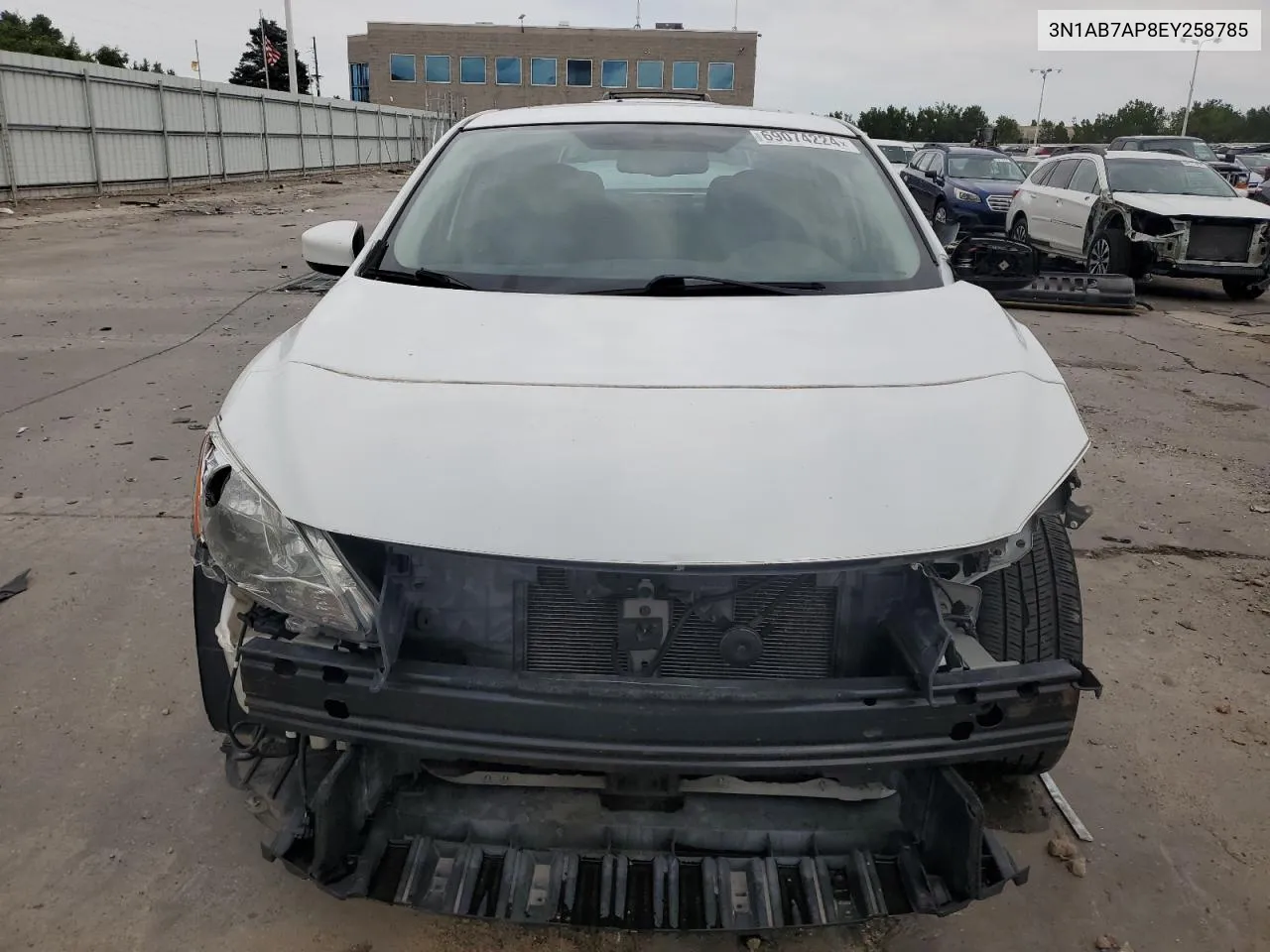 3N1AB7AP8EY258785 2014 Nissan Sentra S