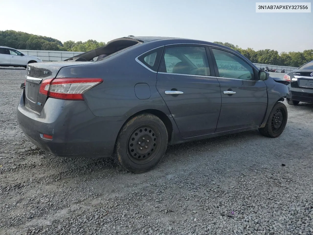 2014 Nissan Sentra S VIN: 3N1AB7APXEY327556 Lot: 69107914