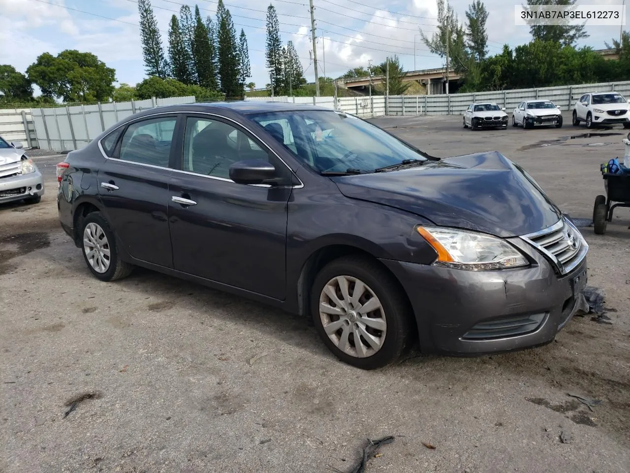 2014 Nissan Sentra S VIN: 3N1AB7AP3EL612273 Lot: 69117784