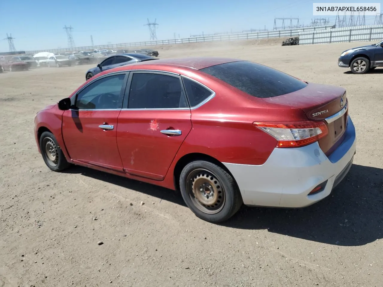 2014 Nissan Sentra S VIN: 3N1AB7APXEL658456 Lot: 69296364