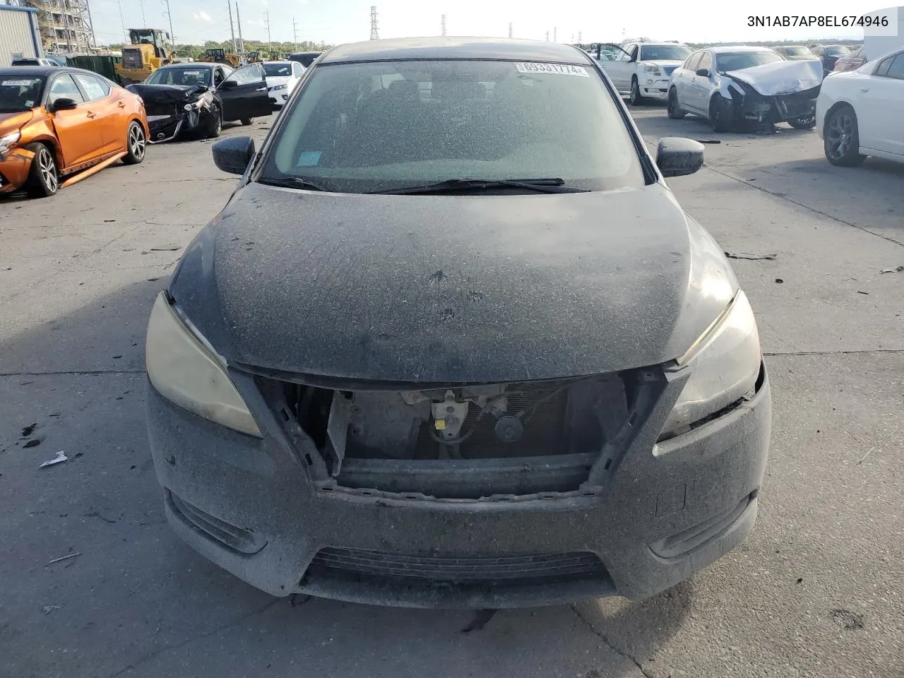 3N1AB7AP8EL674946 2014 Nissan Sentra S