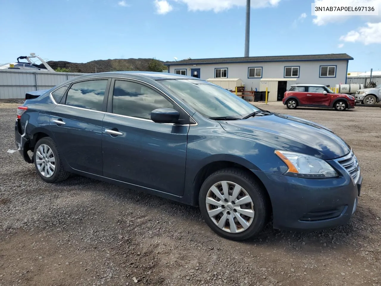 2014 Nissan Sentra S VIN: 3N1AB7AP0EL697136 Lot: 69345304