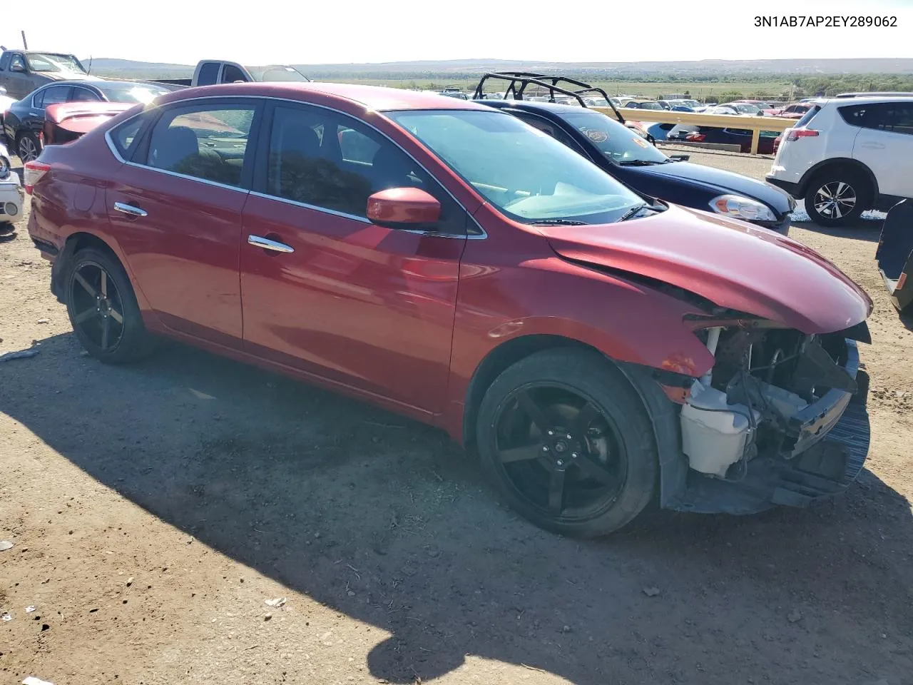 2014 Nissan Sentra S VIN: 3N1AB7AP2EY289062 Lot: 69424474