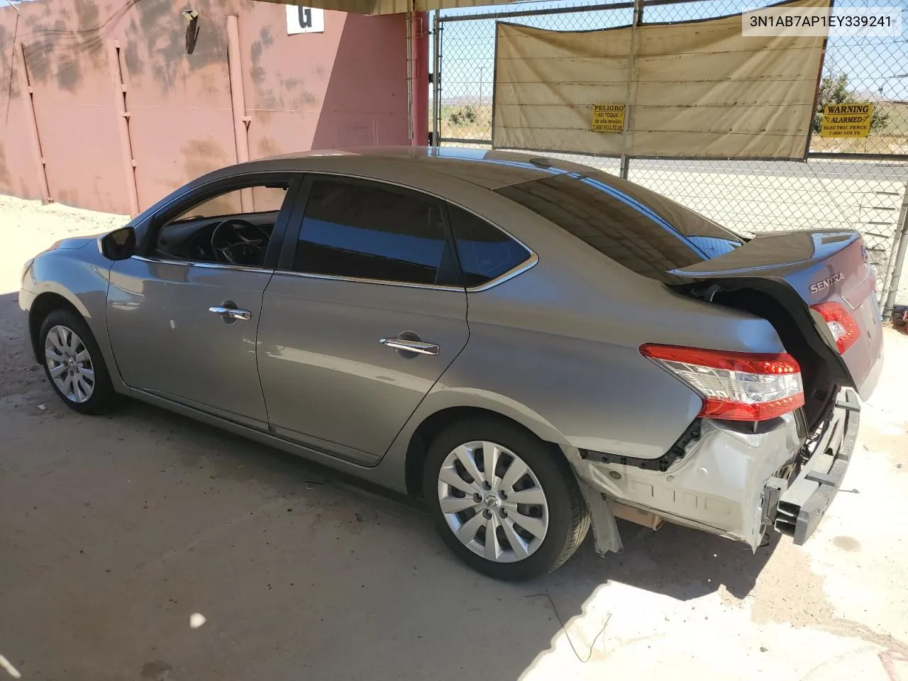 2014 Nissan Sentra S VIN: 3N1AB7AP1EY339241 Lot: 69480914