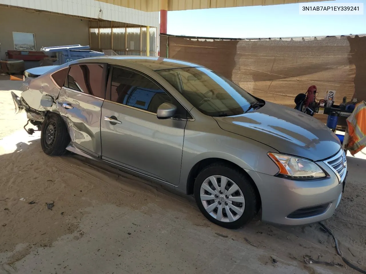 2014 Nissan Sentra S VIN: 3N1AB7AP1EY339241 Lot: 69480914