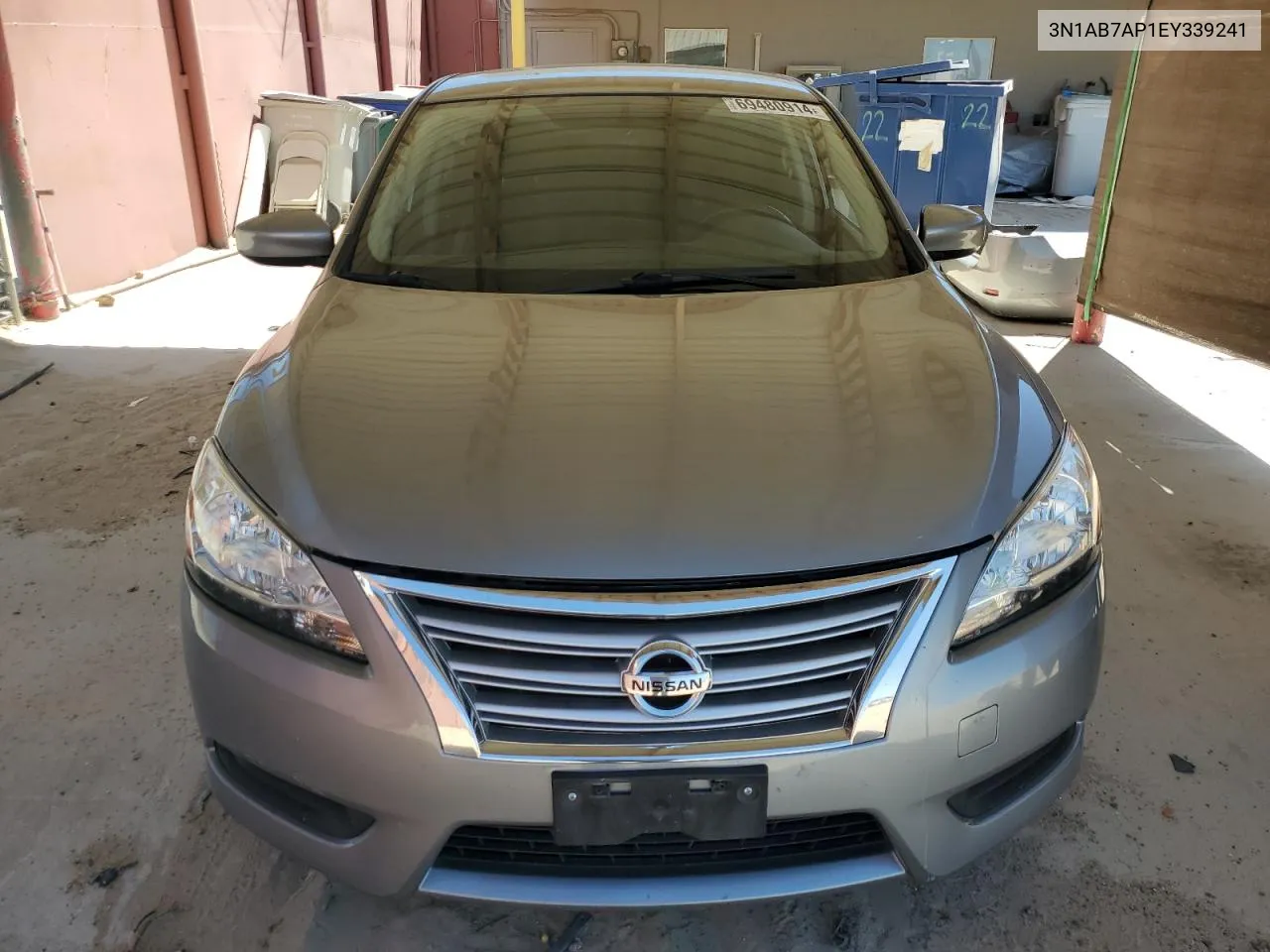 2014 Nissan Sentra S VIN: 3N1AB7AP1EY339241 Lot: 69480914