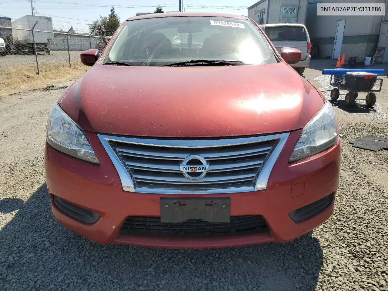 2014 Nissan Sentra S VIN: 3N1AB7AP7EY331886 Lot: 69526584