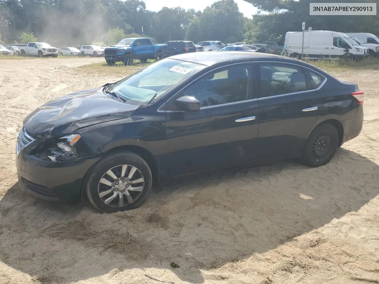 2014 Nissan Sentra S VIN: 3N1AB7AP8EY290913 Lot: 69587394