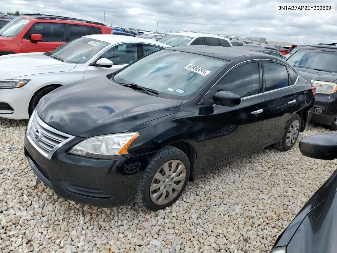 2014 Nissan Sentra S VIN: 3N1AB7AP2EY300609 Lot: 69595094