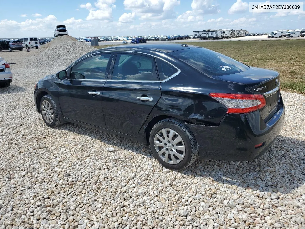 2014 Nissan Sentra S VIN: 3N1AB7AP2EY300609 Lot: 69595094