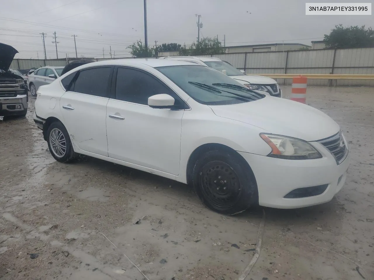 2014 Nissan Sentra S VIN: 3N1AB7AP1EY331995 Lot: 69629974