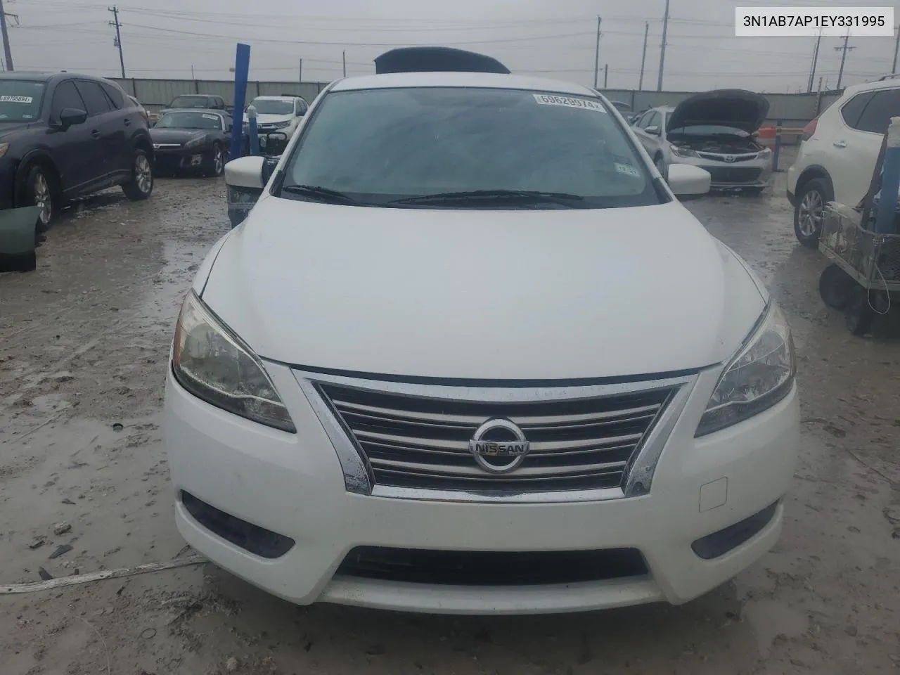 2014 Nissan Sentra S VIN: 3N1AB7AP1EY331995 Lot: 69629974