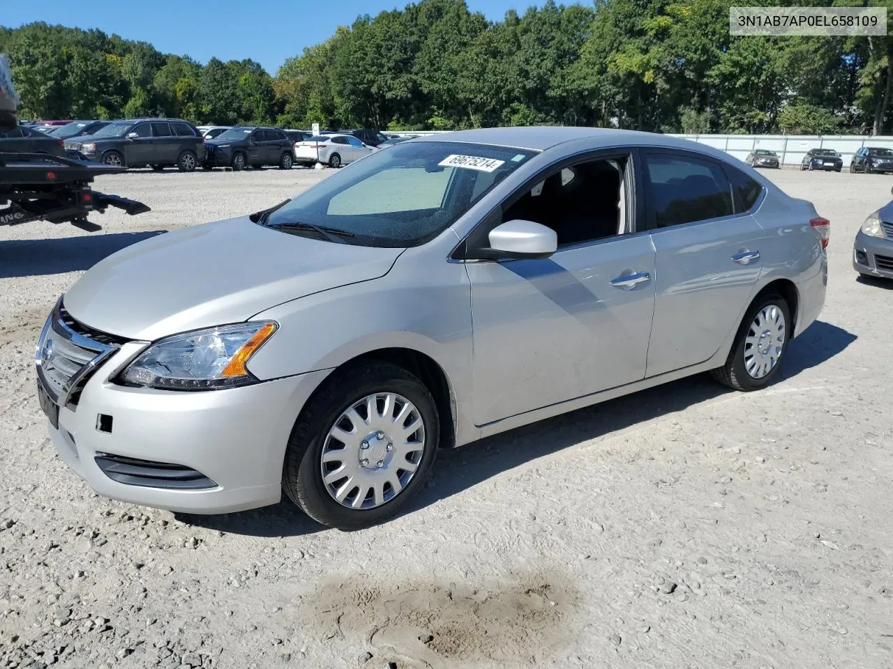 2014 Nissan Sentra S VIN: 3N1AB7AP0EL658109 Lot: 69675214