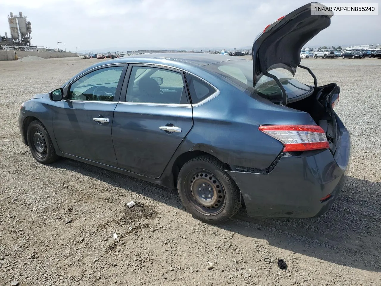 2014 Nissan Sentra S VIN: 1N4AB7AP4EN855240 Lot: 69712974