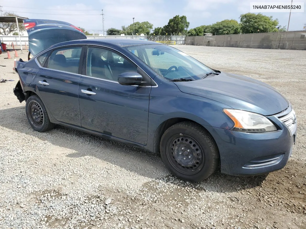 2014 Nissan Sentra S VIN: 1N4AB7AP4EN855240 Lot: 69712974