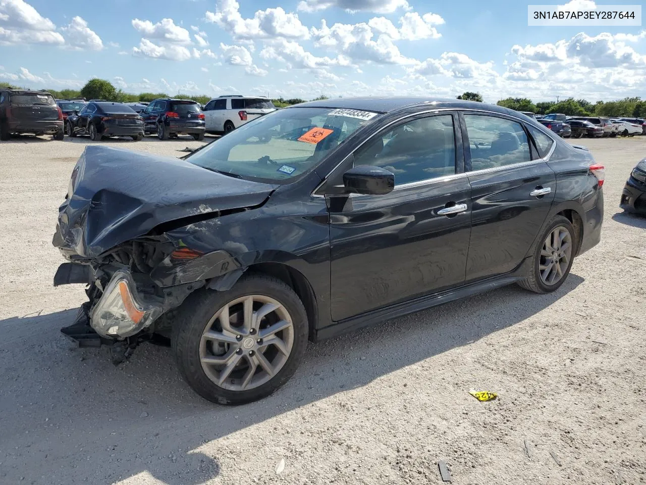 3N1AB7AP3EY287644 2014 Nissan Sentra S