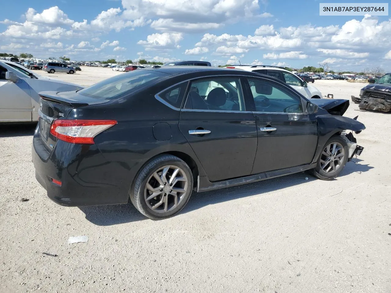 2014 Nissan Sentra S VIN: 3N1AB7AP3EY287644 Lot: 69748334