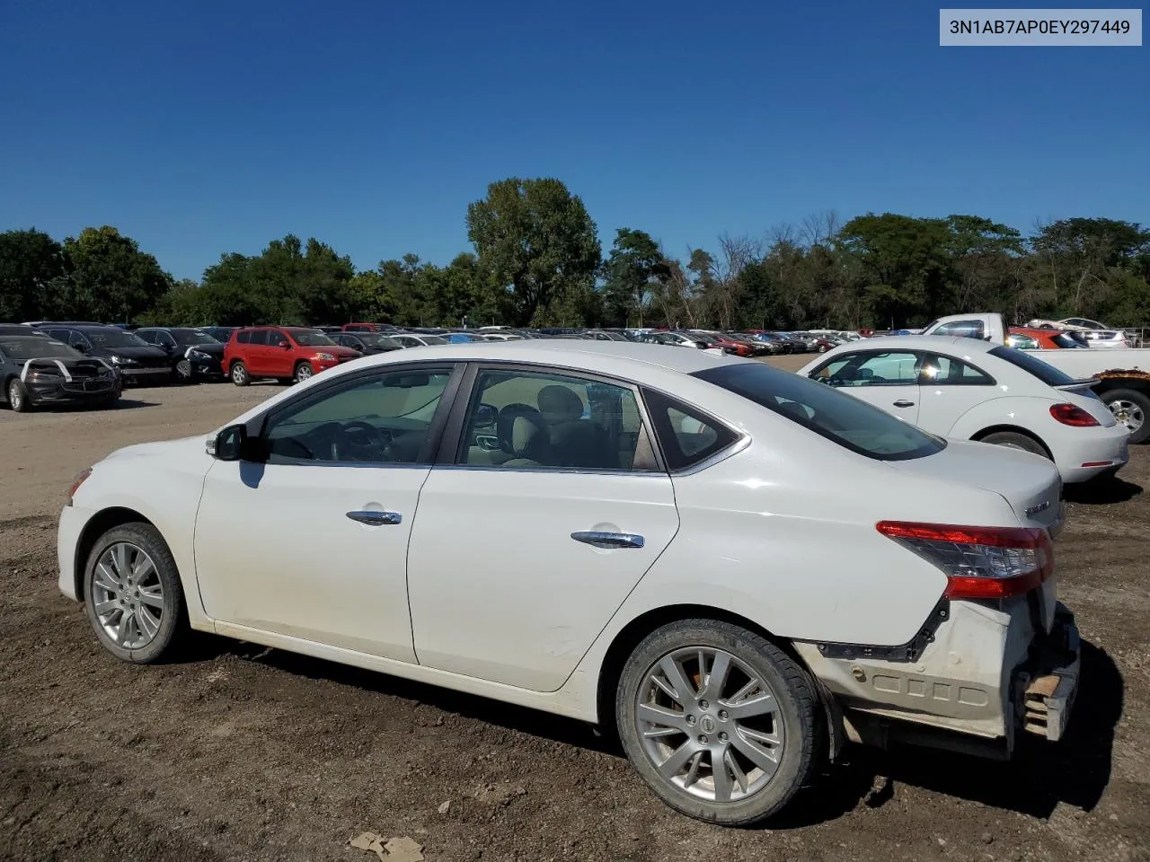 2014 Nissan Sentra S VIN: 3N1AB7AP0EY297449 Lot: 69763584