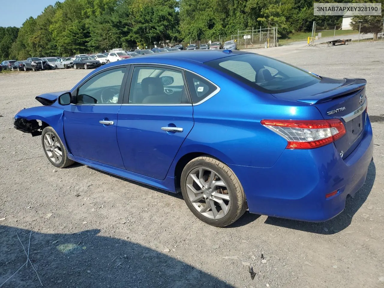 2014 Nissan Sentra S VIN: 3N1AB7APXEY328190 Lot: 69866684