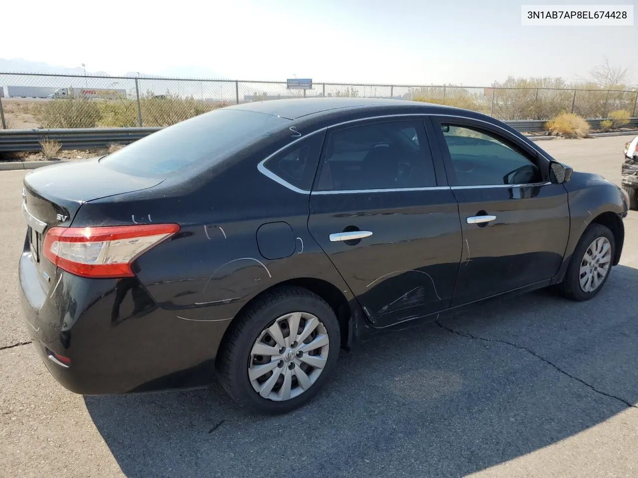 2014 Nissan Sentra S VIN: 3N1AB7AP8EL674428 Lot: 69946554