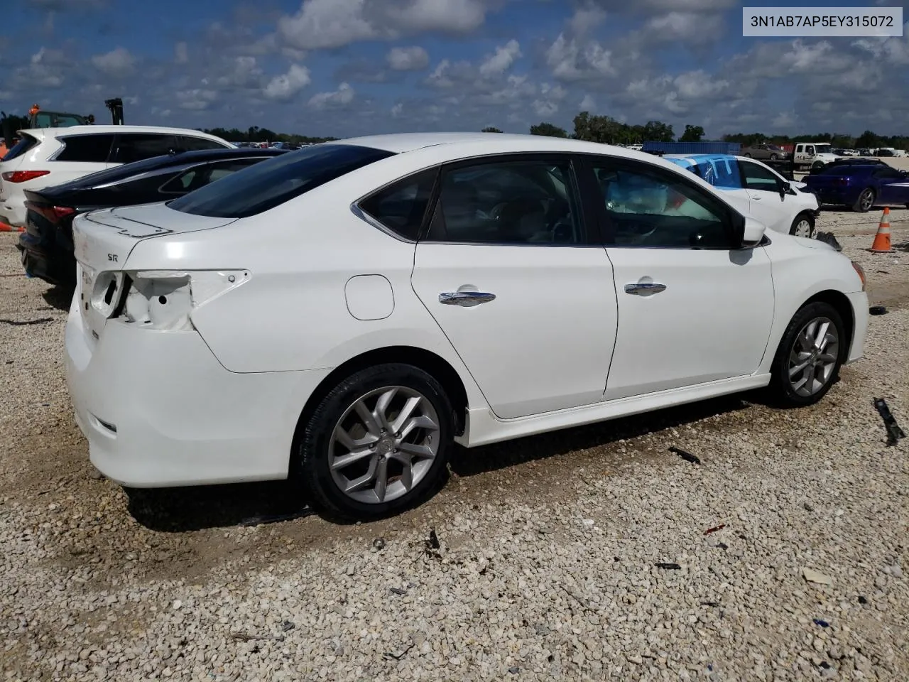 2014 Nissan Sentra S VIN: 3N1AB7AP5EY315072 Lot: 70031574