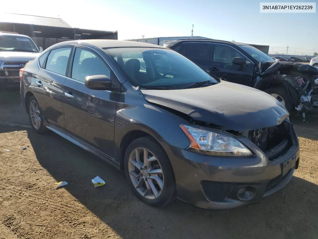 2014 Nissan Sentra S VIN: 3N1AB7AP1EY262239 Lot: 70054954