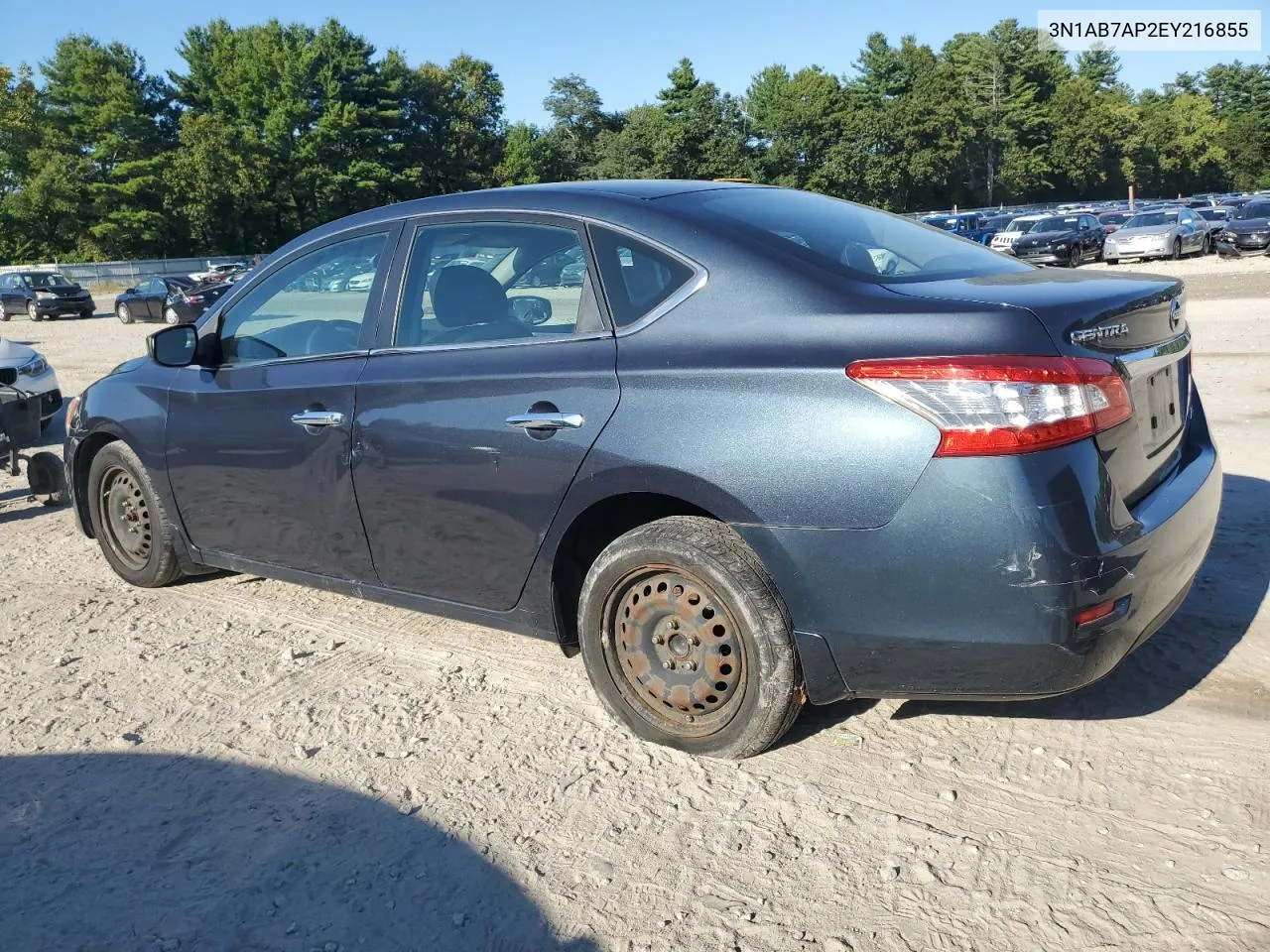 3N1AB7AP2EY216855 2014 Nissan Sentra S