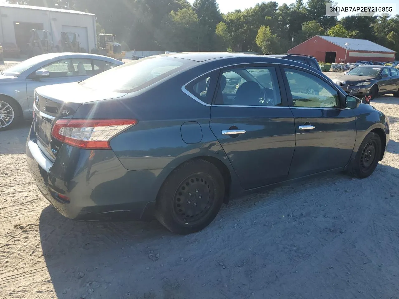 2014 Nissan Sentra S VIN: 3N1AB7AP2EY216855 Lot: 70061984