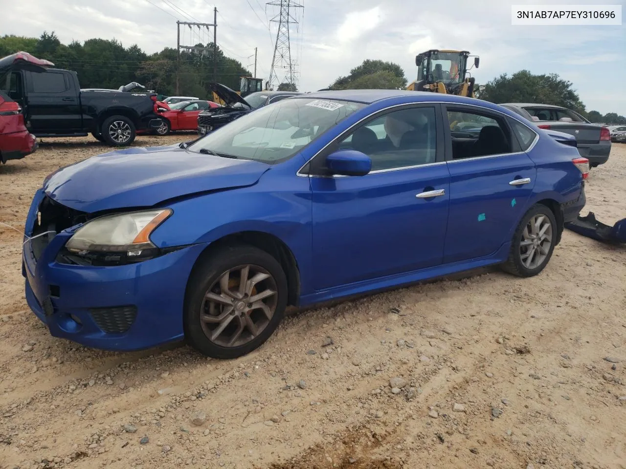 2014 Nissan Sentra S VIN: 3N1AB7AP7EY310696 Lot: 70215524