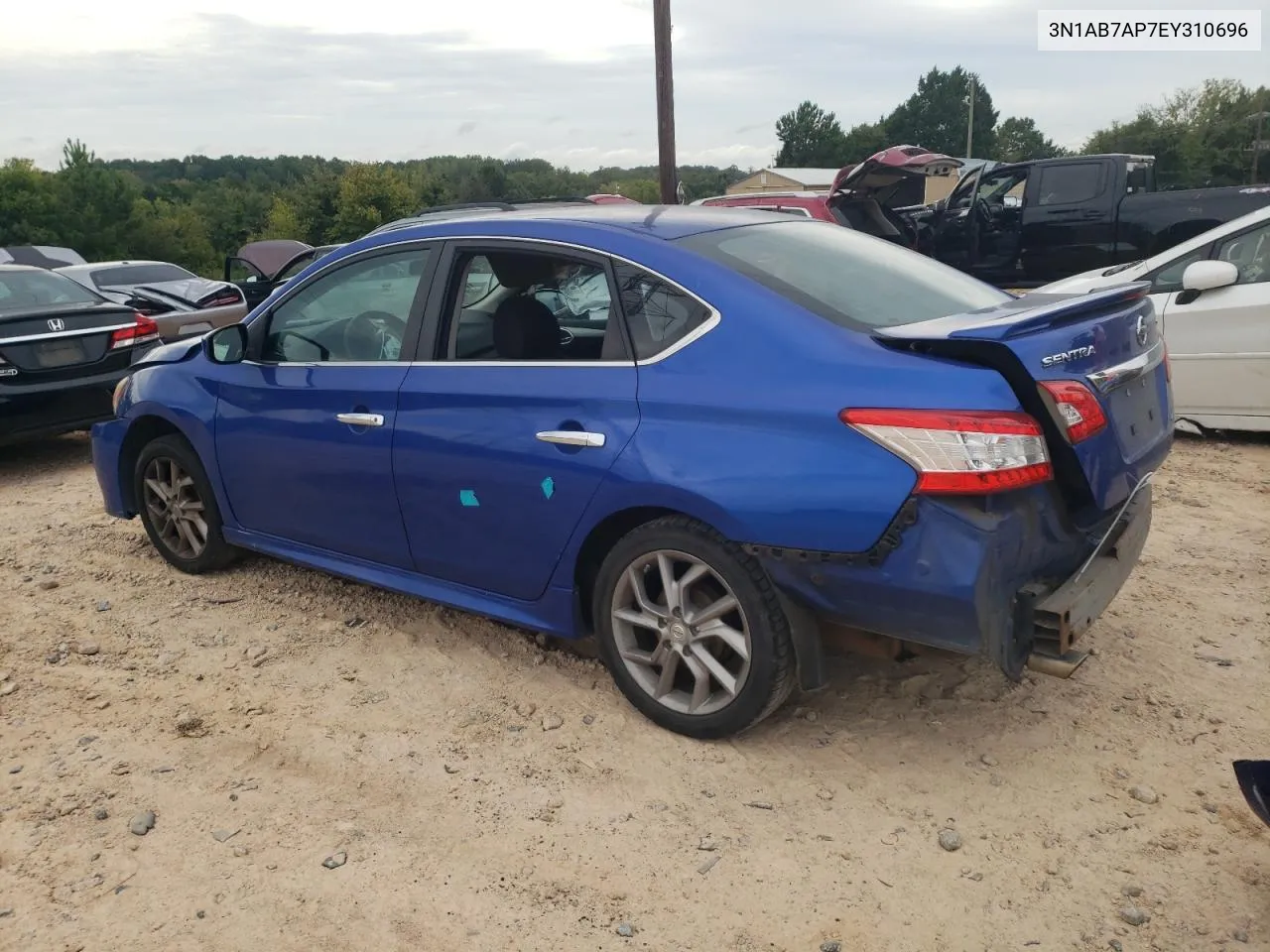 2014 Nissan Sentra S VIN: 3N1AB7AP7EY310696 Lot: 70215524