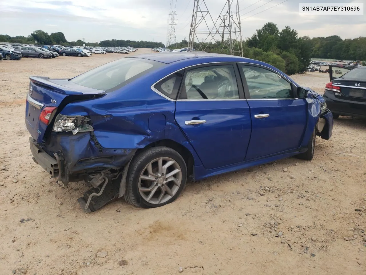 2014 Nissan Sentra S VIN: 3N1AB7AP7EY310696 Lot: 70215524