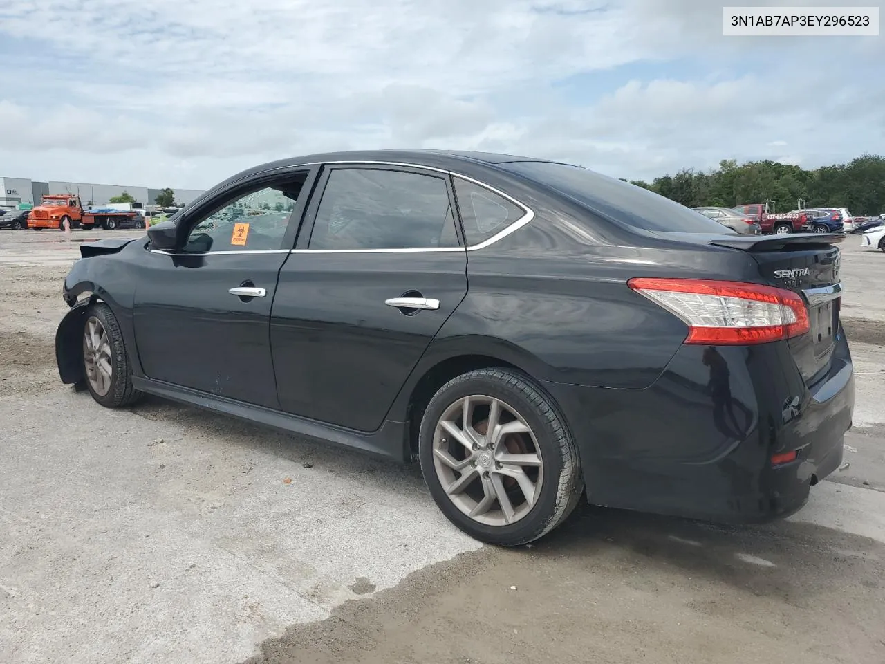 2014 Nissan Sentra S VIN: 3N1AB7AP3EY296523 Lot: 70253204