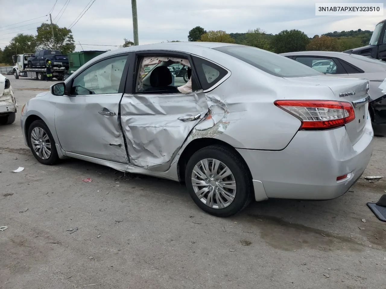 2014 Nissan Sentra S VIN: 3N1AB7APXEY323510 Lot: 70312214