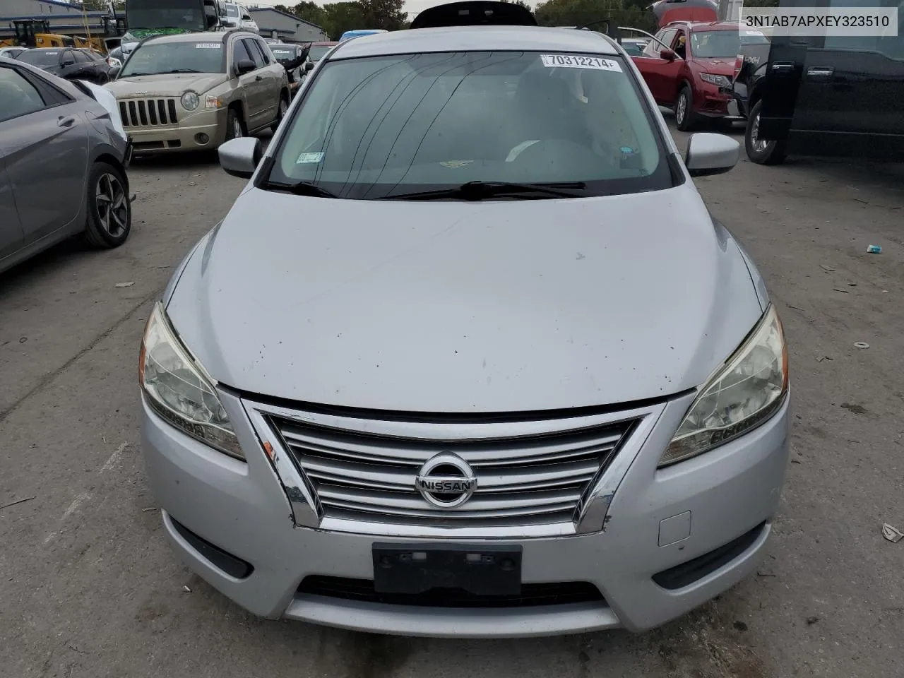 3N1AB7APXEY323510 2014 Nissan Sentra S