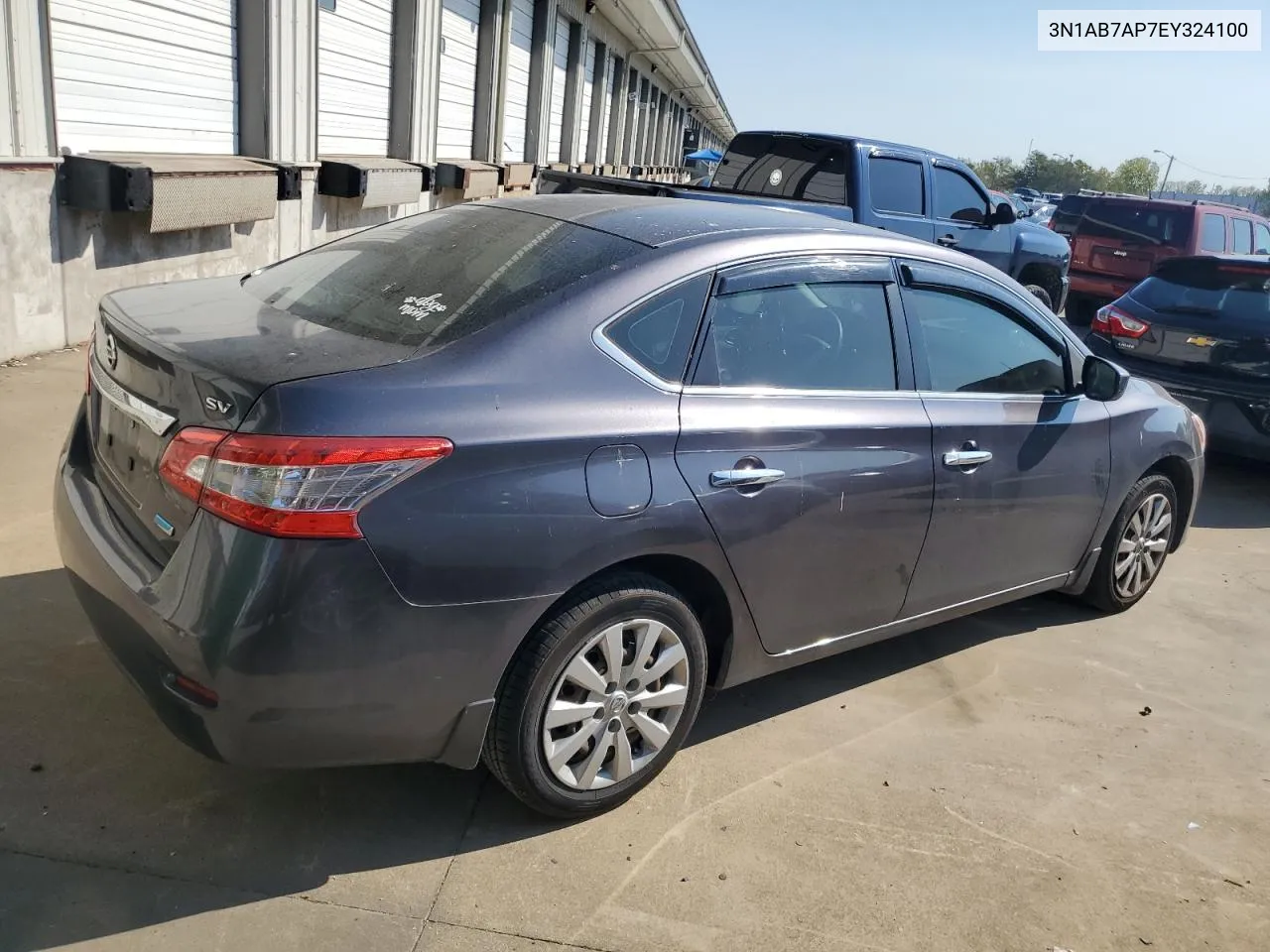 2014 Nissan Sentra S VIN: 3N1AB7AP7EY324100 Lot: 70398184