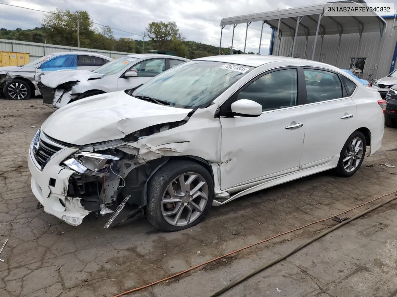 2014 Nissan Sentra S VIN: 3N1AB7AP7EY340832 Lot: 70431404