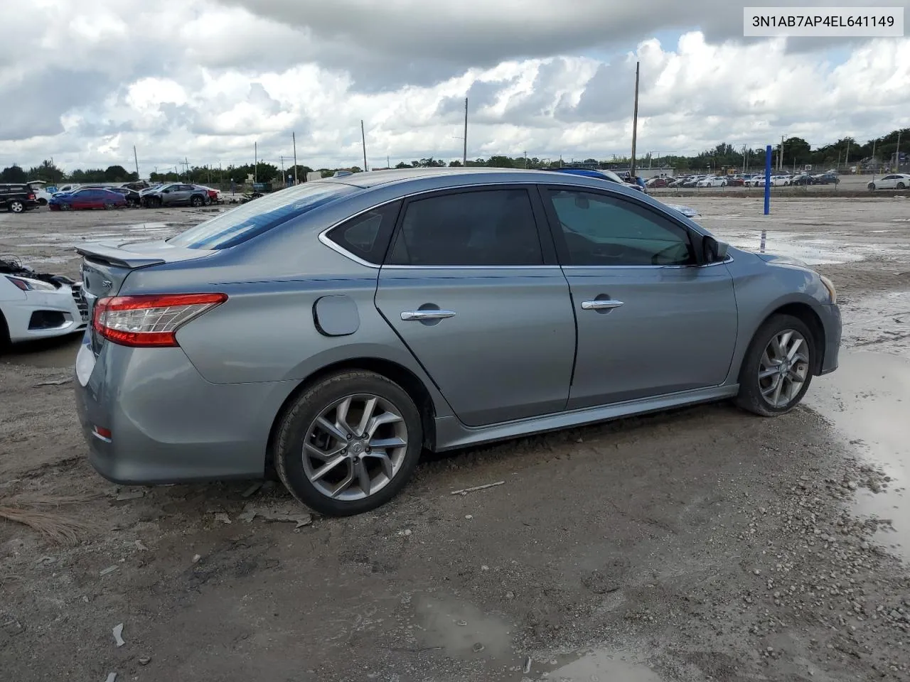 2014 Nissan Sentra S VIN: 3N1AB7AP4EL641149 Lot: 70740264