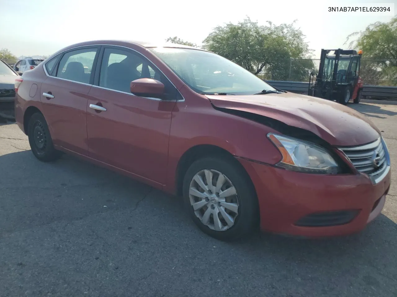 2014 Nissan Sentra S VIN: 3N1AB7AP1EL629394 Lot: 71071524