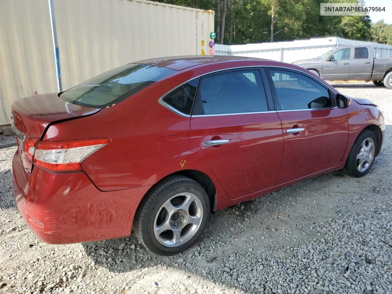 2014 Nissan Sentra S VIN: 3N1AB7AP8EL679564 Lot: 71080974