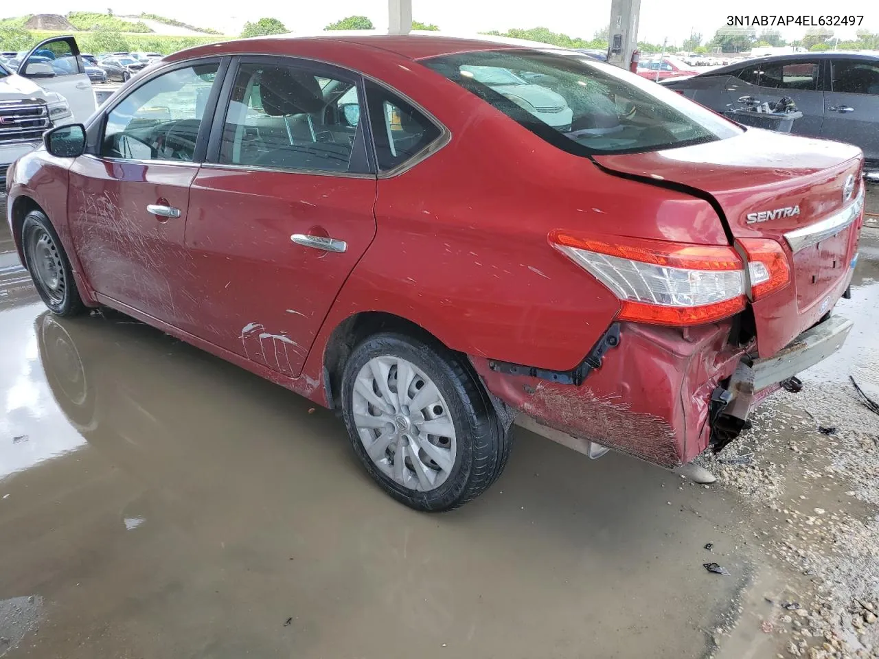 2014 Nissan Sentra S VIN: 3N1AB7AP4EL632497 Lot: 71246944