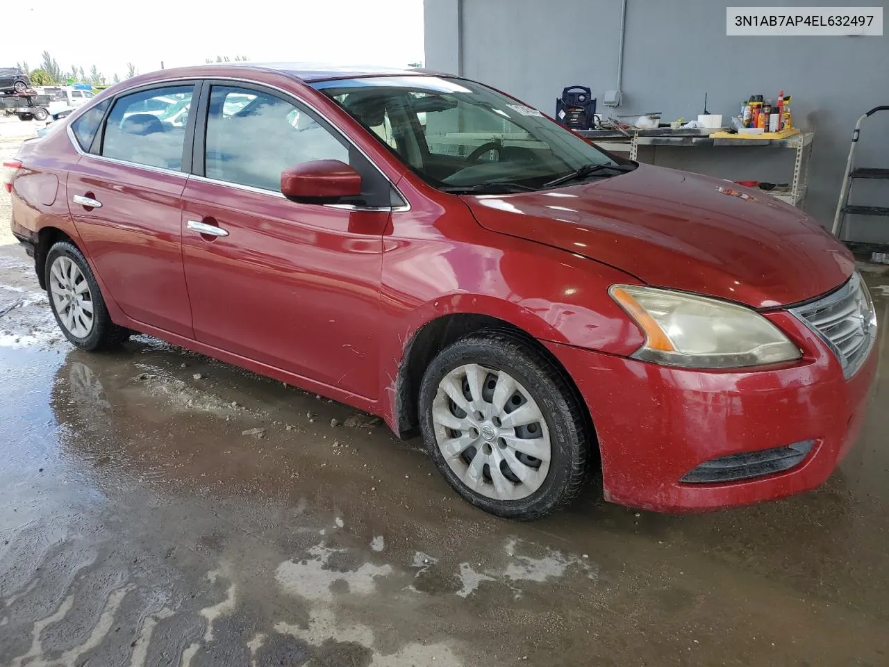 2014 Nissan Sentra S VIN: 3N1AB7AP4EL632497 Lot: 71246944