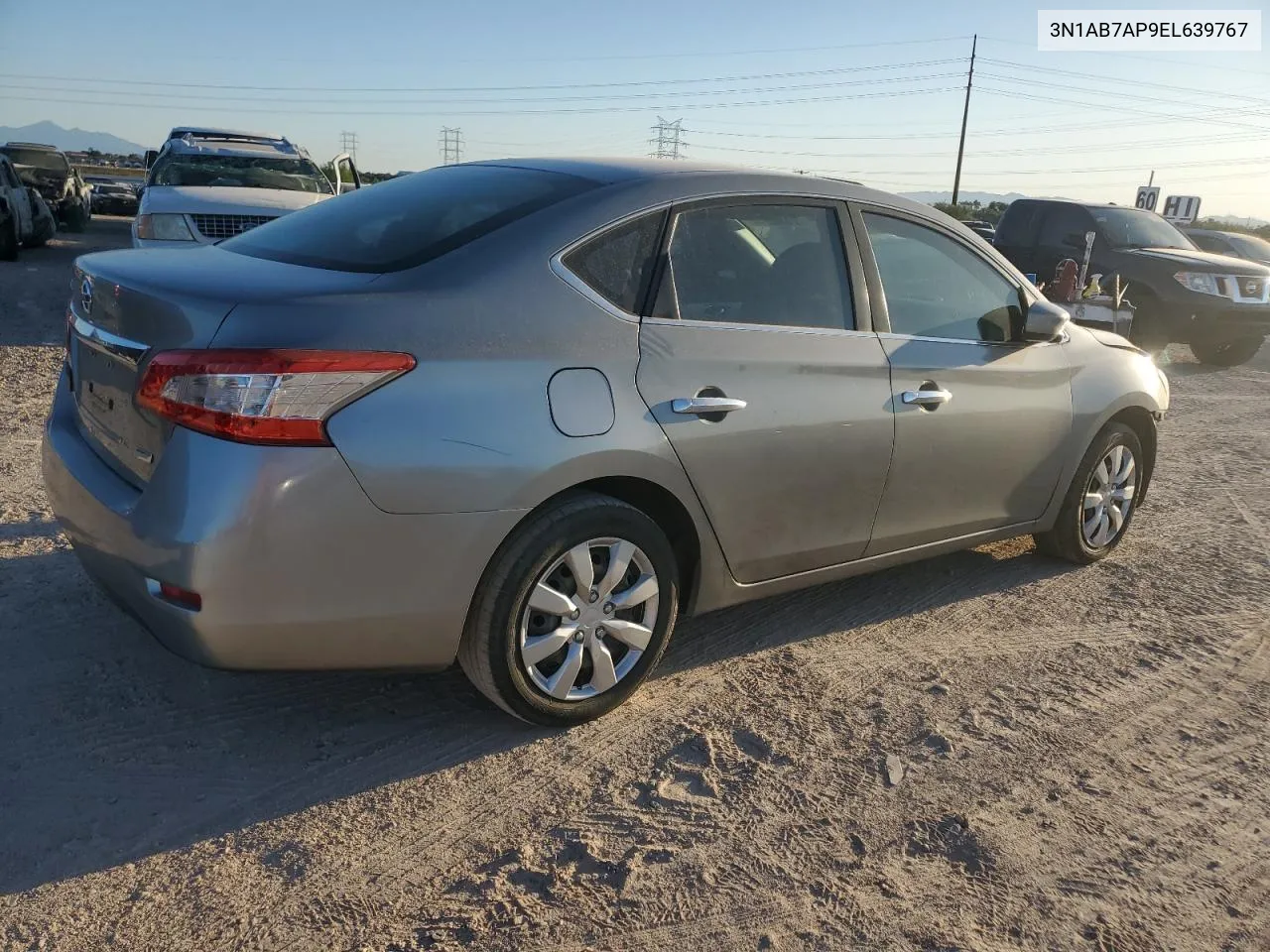 2014 Nissan Sentra S VIN: 3N1AB7AP9EL639767 Lot: 71346034