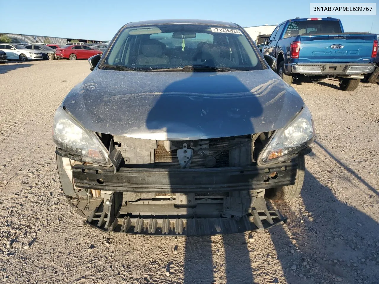 2014 Nissan Sentra S VIN: 3N1AB7AP9EL639767 Lot: 71346034